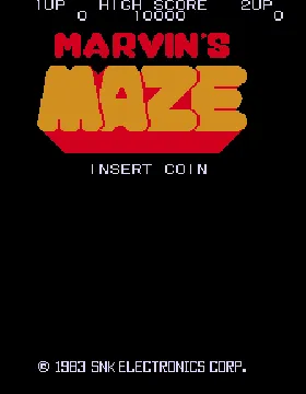 Marvin's Maze screen shot title